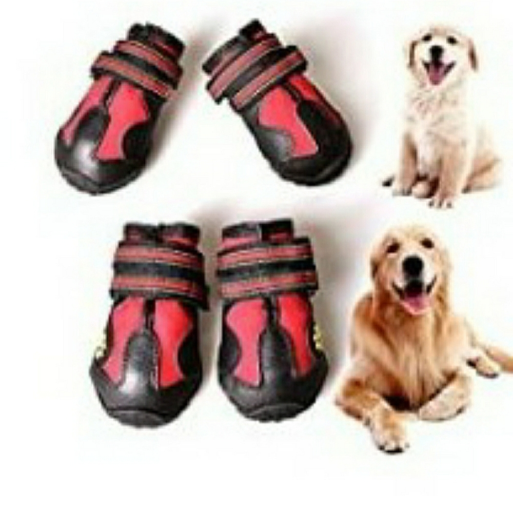 Dog Booties for Dogs for outdoors/winter non-slip, waterproof size 6L 52-70 lbs